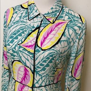 Theory Silk Walda Print Dress 10